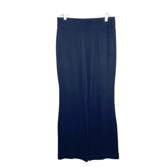 Fabletics Pants - NWT Fabletics Navy Flare Wide Leg Jogger Size L